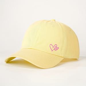 TEMU 프린팅 스팽글 더블 하트 야구 모자 1개, 남녀공용 트러커 햇, 통기성 조절식 골프 모자, 여성용 여름 패션 커브드 브림 모자, 남녀공용 Y2K 커플 모자, 대드햇