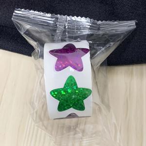 TEMU 선물 장식 및 라벨링용 별 모양 스티커 롤