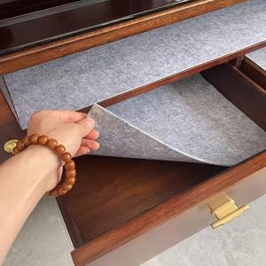 TEMU 서랍 라이너 흡습 및 방습 매트 펠트 옷장 흡습 및 방습 매트 신발장 캐비닛 라이닝 흡수 매트 패드 천