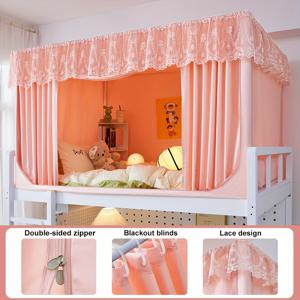 TEMU 접이식 모기장, 무소음 레일, 양면 지퍼 및 바닥 수납 디자인. 전기 불필요; 페인트 스탠드 및 침대 커튼 포함 – 기숙사나 로프트에서 이상적인 보호 (훌륭한 선물)