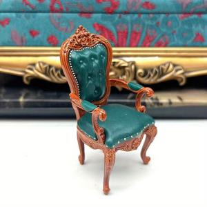 TEMU 1:12 미니어처 모델 가구 등받이 의자, 레트로 간단한 발판 의자, 빈티지 등받이 의자 장식품, 미니 하우스 장식에 매우 적합, 휴일 선물, 데스크탑 장식, 어머니의 날, 아버지의 날