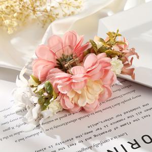 TEMU 미디엄 사이즈 헤어 클로 클립, 정교한 하와이 꽃 장식, 결혼식 신부에게 완벽