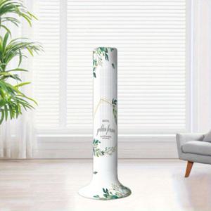 TEMU 타워 팬용 두꺼운, 세탁 가능, 방습 커버. 가정, 사무실, 발코니 등 다양한 환경에 적합하며, 간편한 필터 커버가 특징입니다.