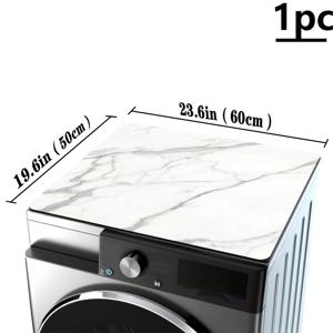 TEMU 검정과 흰색 대리석 고화질 프린트 커피 머신 흡수 매트 1개, 식기 건조 매트, 주방 조리대 식기 건조 패드, 내구성 있는 규조토 테이블 매트 - 다기능 가정용 매트, 흡수 매트