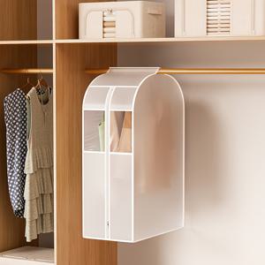 TEMU 1개 투명 옷가방 지퍼포함, 가벼운 옷걸이 보호 케이스, 침실, 사무실, 옷장, 기숙사용 보관백, 옷장 보호대 - 보관 및 회수에 편리, 크리스마스 선물