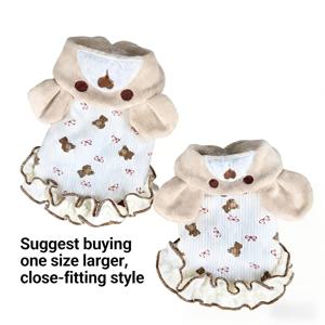 TEMU GlobeKit 강아지 반려동물 옷, 신상 가을/겨울 컬렉션, 강아지 겨울 의류. 가슴줄과 함께 매치하도록 특별히 디자인된 사랑스러운 외관, 테디, 비숑, 푸들과 같은 소형~중형견/고양이에게 적합. 반려동물 옷, 반려동물 용품, 가정용 의류, 반려동물 장식 모자, 반려견에게 편안함