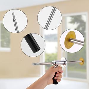 TEMU 내부 절단용 헤비듀티 파이프 커터, PVC, 금속, 유리, 목재, 석재용 - 에머리 휠 포함 전문 배관 공구, 조절 가능한 절단 깊이, 1/4인치 헥스 샹크 - 1-1/2~8인치 파이프 절단 - 시공업자 및 DIY 프로젝트용, 인체공학적 핸들, 강화된 블레이드, 건설 작업자용