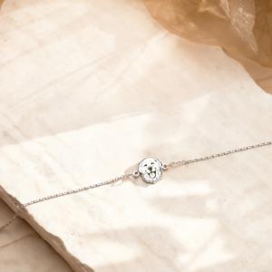 TEMU 맞춤형 블랙 라벨 애완 동물 아바타 태그 팔찌, 정교하고 귀여운 패션 주얼리, 친구를 위한 선물, 생일 선물, 이상적인 선물로 완벽합니다.