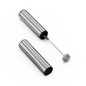 TEMU 12000RPM 모터가 장착된 고속 전기 우유 거품기, 304 스테인리스 스틸 재질, 500mAh 배터리 장착, 휴대용 디자인, 커피, 라떼, 카푸치노, 핫초콜릿 거품 제작에 적합