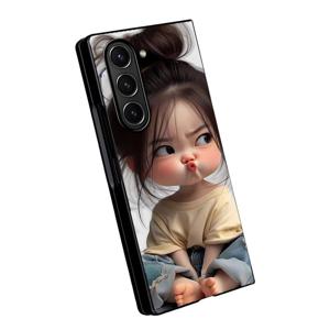 TEMU 휴대폰 케이스 - 삼성 갤럭시 Z 폴드 시리즈용 귀여운 폰 케이스, Z Fold3, Z Fold4, Z Fold5, Z Fold6 및 Z Fold7 모델과 호환