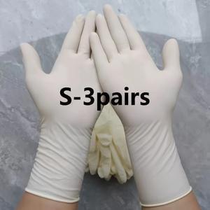 TEMU 3켤레 근막 라텍스 고무 장갑, 높은 탄성, 손으로 손으로, 가정용, 세탁, 주방, 설거지, 생선 가공