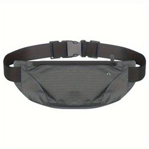 TEMU 여성용 초경량 허리팩 - 안전한 물병 홀더, 핸즈프리 하이킹 & 트레이닝 벨트백, 지퍼 클로저, 마카롱 컬러 디자인, 헬스장, 출퇴근, 야외 활동용 - 다기능 골반 지원