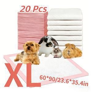 TEMU 100/50/40/20개입 초강력 흡수성 강아지와 고양이용 일회용 기저귀 | 냄새 방지, 배변 훈련용 두꺼운 우븐 소재, 강아지 배변 훈련, 여행용, 누수 방지 설계, 휴대용 반려동물 배설물 솔루션