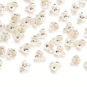 TEMU 20개 4mm 골드 실버 구리 주얼리 커넥터 버클, 팔찌 목걸이 귀걸이 DIY 공예용, 주얼리 연결 부품