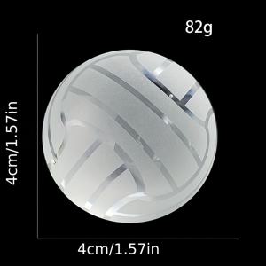 TEMU 배구 피규어 페이퍼웨이트 유리 스포츠 볼 팬 선물 수집용 장식 볼 스피어 홈 데코 아트 크래프트