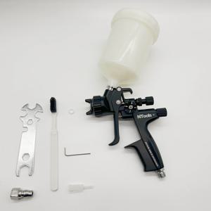 TEMU NTOOLS HVLP 스프레이 건, 1.3mm 스테인리스 스틸 노즐과 600ml 용량 컵이 있는 공기 스프레이 건, 자동차, 바니시, 가구 및 주택 도장을 위한 전문 중력 공급 스프레이 페인트