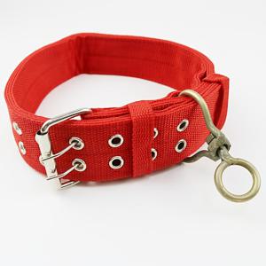 TEMU 대형견 와이드 방지 칼라, 스위블 버클 중대형견용 네겹 칼라, 이중 버클 조절 가능한 두꺼운 강아지 목걸이