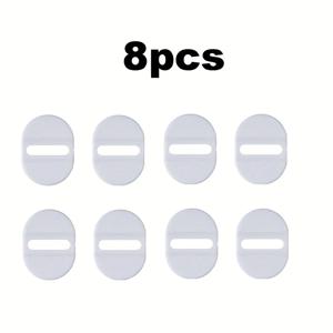 TEMU 8개 1세트 차량 문 잠금 장치 보호 커버, 충격 흡수, 소음 감소, 방음 접착제, 밀봉 개스킷, 차량 문 닫힘 버퍼