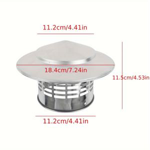 TEMU 담배 연기구 커울 통풍구 배기 후드 외부 벽 통풍구 환풍구 지붕 파이프 통풍구