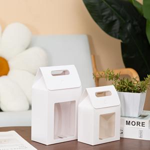 TEMU 그녀/그를 위한 선물 20개 투명 창 종이 선물 상자 - 우아한 디자인, 튼튼한 카드보드 & 투명 창, 결혼식, 생일, 휴일, 파티, 소규모 비즈니스 포장용 (화이트 & 브라운), 이벤트 기념품 상자 | 우아한 상자 | 튼튼한 카드보드 상자, 선물용 상자, 크리스마스, 할로윈