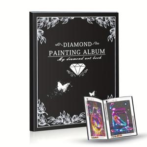 TEMU A3 수납 북, 아트 폴더용으로 디자인되었으며, 페인팅 추가를 위한 30개의 포켓 보호대가 특징입니다.