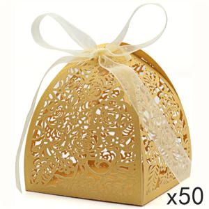 TEMU 그녀/그를 위한 선물 캔디 박스 초콜릿 선물 상자 레이저 커팅 웨딩 페이버 박스 리본 포함 골든, 크리스마스, 할로윈 브라이덜 샤워 생일파티용