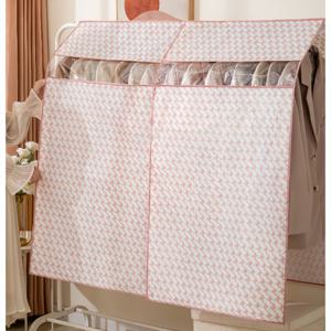 TEMU 강아지 이 모양 패턴 옷장 커튼 - 가정용 옷장 정리용 사생활 보호 장치, 내구성이 뛰어난 플라스틱 재질, 설치 용이, 가볍고 다기능, 옷장 커튼