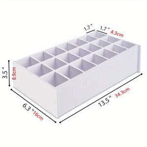 TEMU 다기능 아트 페인트 정리함 - 강력한 플라스틱 데스크탑 보관함, 워터 컬러, 아크릴 및 패스트엘 정리용 - 12개의 구획으로 쉽게 페인트 용품 정리, 아트 용품 정리