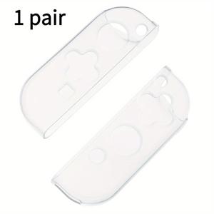 TEMU 첫세대 스위치 Joy-Con에 적합한 부드러운 교체용 쉘, 투명 TPU 보호 케이스, NS Joy-Con 휴대용 컨트롤러와 호환, 1쌍, 2쌍 또는 4쌍으로 구매 가능