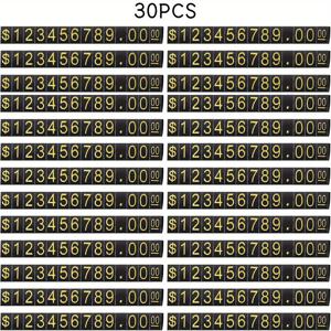 TEMU 3차원 숫자가 특징인 미니 조절 가능한 가격표 30개 세트. 간편한 설치를 위한 클립 디자인으로, 보석, 시계 가격표 및 일상적인 사무실 사용에 적합하며, 화이트 및 골드 색상으로 제공됩니다.