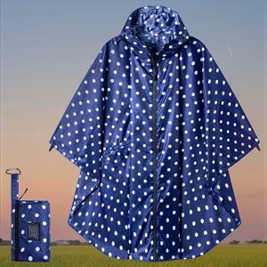 TEMU 남녀공용 경량 레인 폰초 지퍼 포함, 휴대용 후드 포켓, 남성 및 여성 성인용 야외 레인 재킷, 여성용 , 남성용 레인 재킷, 여성용, 남성용, 레인 기어, 캐주얼 레인웨어, 루즈핏, 내구성 있는 레인웨어, 고품질 레인웨어, 전체 커버리지 , 남녀공용 레인웨어