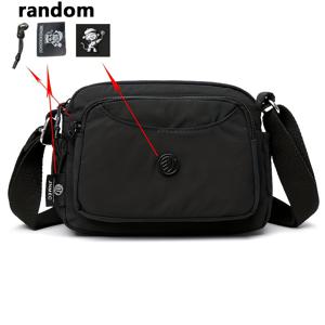 TEMU 여성용 크로스바디 백, 단색 중년 엄마 가방, 스몰 스퀘어 백, 다중 수납 지퍼 숄더백, 지퍼형 나일론 소재, 쇼핑, 외출, 통근 및 여행에 적합