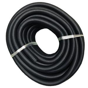 TEMU 블랙 PVC 골판지 호스, 내경 1.8cm-2cm, 블랙 와이어 심플 보호 엔지니어링 쉬스, 부드럽고 유연함, 오픈 엔드 폐쇄형, 한 롤 25m, 두 가지 사이즈 16mm, 20mm