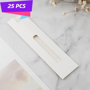 TEMU 25/50개 크래프트 종이 싱글 펜 파우치, 내구성 있는 펜 슬리브 보호 커버, 필통, 가정, 사무실, 학교 또는 비즈니스용 펜과 연필 포장에 적합