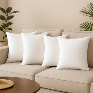 TEMU 베개커버 4pcs - 부드럽고 내구성 있는 폴리에스터 소재, 세탁 가능한 사각 베개커버, 소파, 침대, 휴일 장식용, 지퍼 잠금, 계절 장식 | 클래식 베개커버 스타일, 크리스마스 장식, 소파 액세서리, 홈 데코, 클래식 디자인, 장식용 베개, 고품질 소재, 세탁 가능한 베개커버, 지퍼형 베개커버, 인테리어 , 홈 스타일리스트, 베개 내장재 미포함