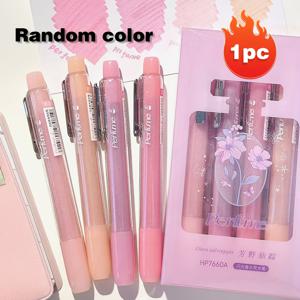 TEMU 1개, 플래시 향수 하이라이터, 형광 젤 펜 모란디 멀티컬러 틸트 마커, 학교 시즌 사무용 문구, 스크라이빙 및 마킹용 와이드 헤드 컬러 필기구