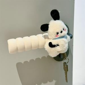 TEMU 2개/1개 좌측 스타일, 우측 스타일 매력적인 토끼 테마 도어 핸들 커버 - 정전기 방지, 충격 보호, 침실 및 홈 데코에 적합 - 데이, 파티, 결혼식, 결혼식 용품, 기발한 액센트, 재미있는 디자인, 정전기 방지 보호, 내구성 있는 소재, 장식용 핸들, 애완동물 애호가, 휴일 쇼핑객에 이상적