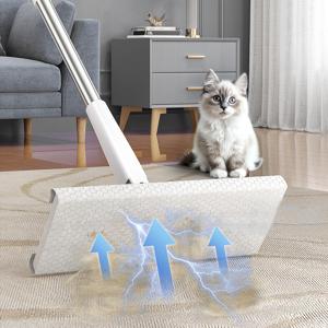 TEMU 밀대걸레 평판형 정전기 청소포 긴 자루 집안 바닥 건식 습식 청소