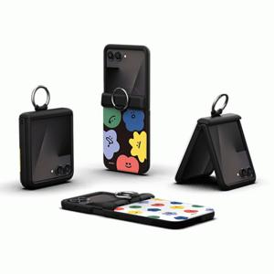 TEMU 패턴 힌지 보호 카드 도어 범퍼 케이스 갤럭시Z플립7_F766_