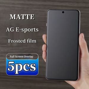 TEMU 삼성 갤럭시 S25 S25+ S25Ultra S25Edge S24 S24+ S24Ultra S24FE S23 S23+ S23Ultra S22 S22Plus S22Ultra S21 S21+ S20 Ultra Plus FE Note 20 Note20Ultra Note10 Plus 스크린 보호 필름 5매 풀 커버리지 매트 소프트 하이드로겔 필름