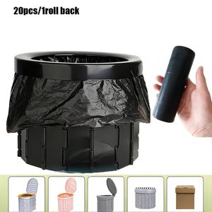 TEMU 휴대용 화장실 가방, 화장실 청소 가방 원, 임산부 및 노인용 일회용 화장실 가방, 휴대용 화장실, 야외 캠핑 폐기물 가방, 여행, 이동식 화장실 필수 청소 가방, 블랙 프라이버시 보호 폐기물 가방, 위생적이고 휴대 가능, 빠른 청소, 야외 화장실 필수품