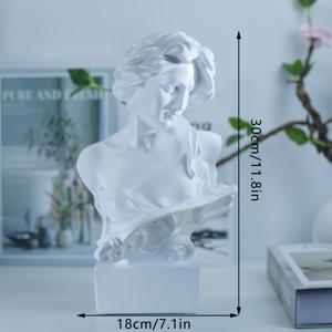 TEMU 빅토리안 스타일 빈티지 피아노 레이디 조각상, 레진 아트 뮤지션 피규어, 거실, 책장, TV 캐비닛, 데스크탑 디스플레이에 완벽. 침실 드레서 홈 데코레이션에 적합, 이상적인 집들이 선물 또는 창의적인 발렌타인데이 선물