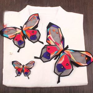 TEMU 3 개/대 만화 나비 헝겊 수 놓은 Applique 패션 의류 액세서리 DIY 3 차원 나비 자 수 패치 재킷에 대 한 다시 접착제 없이, 의류 배낭 청바지 티셔츠에 대 한 패치에 바느질