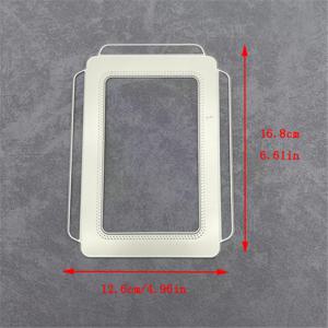 TEMU 사진 프레임 테두리 경계 금속 커팅 다이 스텐실 DIY 스크랩북킹 앨범 종이 카드 템플릿 몰드 엠보싱 공예 장식