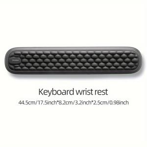 TEMU 키보드 및 마우스 손목 받침대 팔꿈치 받침대 손바닥 받침대 인체공학적 손목 지지 패드 데스크 컴퓨터 추가품 부드러운 메모리 폼 스펀지 팔걸이 패드 손바닥 사무실 노트북 타이핑
