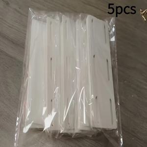 TEMU 5개 플라스틱 벽걸이형 멀티탭 정리대 세트 - 드릴 불필요, 라우터, 리모컨, 케이블 보관을 위한 분리형 홀더, 다용도 랙