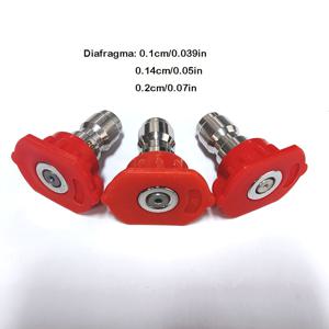 TEMU 3개 고압 세척기 노즐 팁 세트, 4000 PSI 터보 스프레이로 쉬운 청소 - 1/4