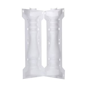 TEMU 유럽 로마 기둥용 난간 몰드 세트, 콘크리트 전면 및 후면 몰드, 석고, 시멘트, 플라스틱 캐스팅 (정원, 발코니, 수영장, 공원 울타리 장식용)