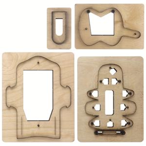 TEMU 코인 지갑/키 백/라이트 백 - 가죽 절단 모드 세트, 날카로운 블레이드 및 구멍 펀칭, 정밀하고 빠른 절단, DIY 수제 절단 가죽 공예 - 특별한 선물