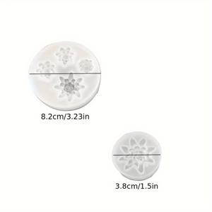 TEMU 향기 나는 석고 양초 제작을 위한 연꽃 4개 및 연꽃 몰드 1개가 포함된 레진 실리콘 몰드 세트. 홈 데코, 축제 선물 및 수공예품에 적합합니다.